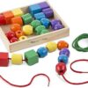 Wooden Lacing Beads